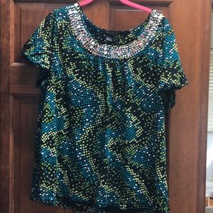 Style & Co sequined dress shirt